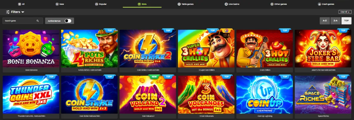 lucky manor casino slots